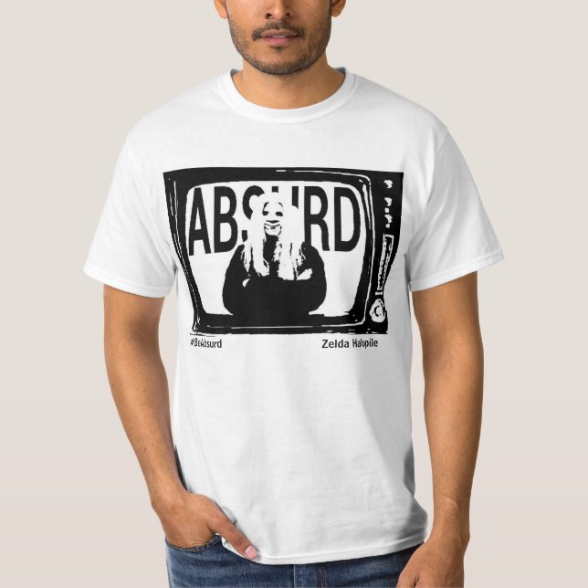 Camiseta Não obedeça. Não se conforme. Seja absurdo outra (Frente)