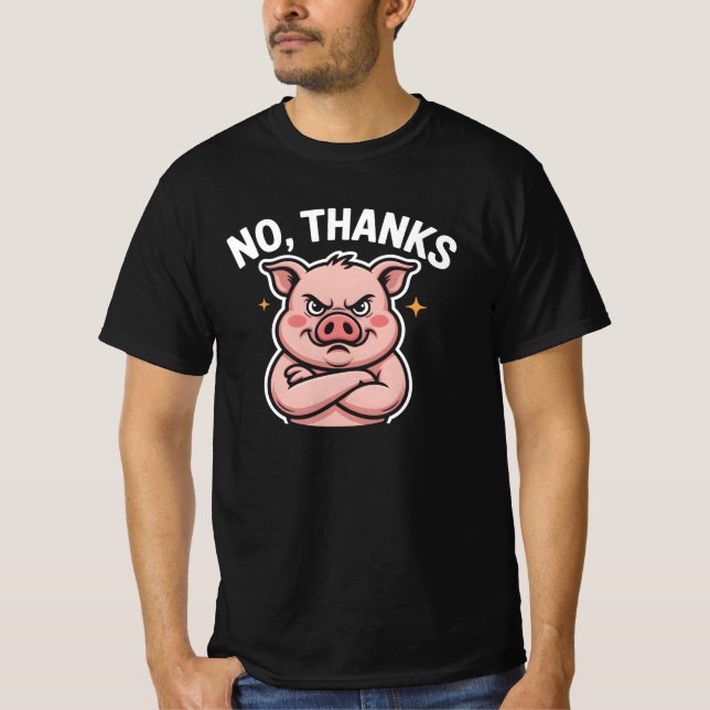 Camiseta Não Obrigado (Frente)