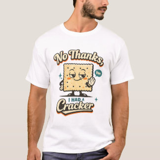 Camiseta Não Obrigado, Eu Comi um Biscoito Engraçado GLP-1