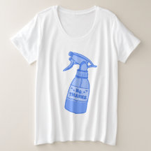 Não, Obrigado. Humor Sassy de Garrafa de Spray