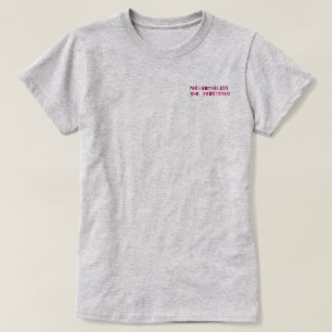 Camiseta Não obstante, persistiu