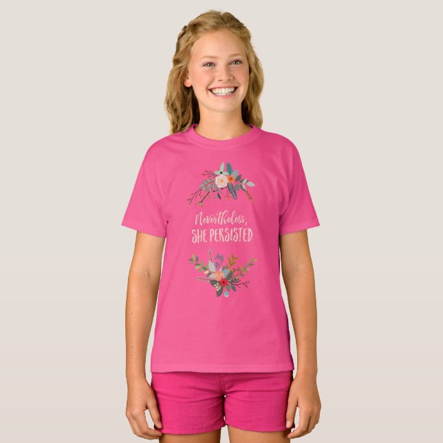 Camiseta Não obstante, persistiu (Frente Completa)