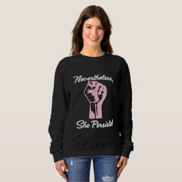 Camiseta Não obstante persistiu a camisola preta das