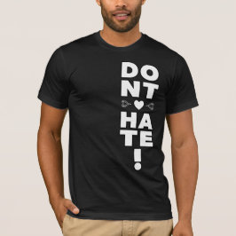 Camiseta Não Odeio em PRETO