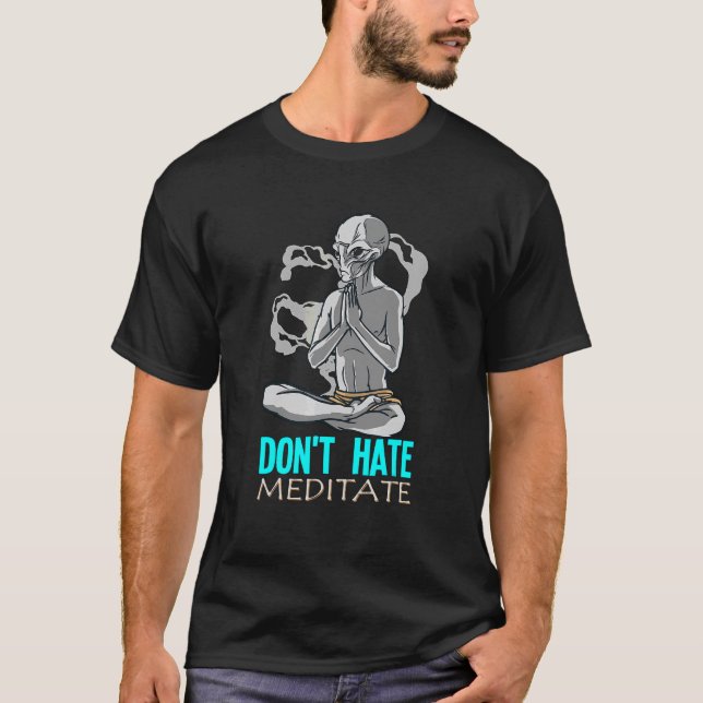 Camiseta Não Odeio Meditar (Frente)