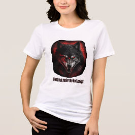 Camiseta Não olhe debaixo da cama hoje à noite, Wolf