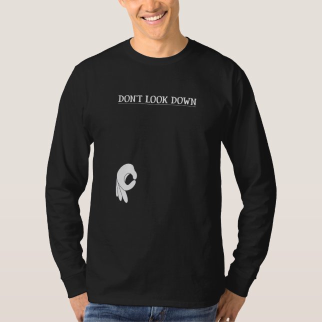 Camiseta Não olhe para baixo (Frente)