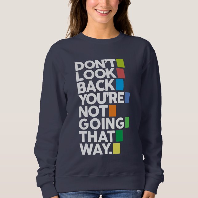 Camiseta Não olhe para trás (Frente)