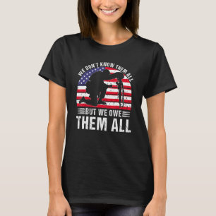 Camiseta Não os conhecemos a todos, mas devemos a todos Ban