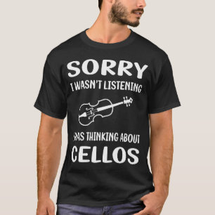 Camiseta Não Ouvindo Celo Violoncelista