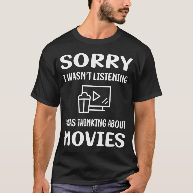 Camiseta Não Ouvir Filmes (Frente)
