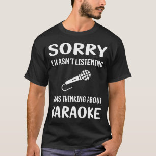 Camiseta Não Ouvir Karaoke