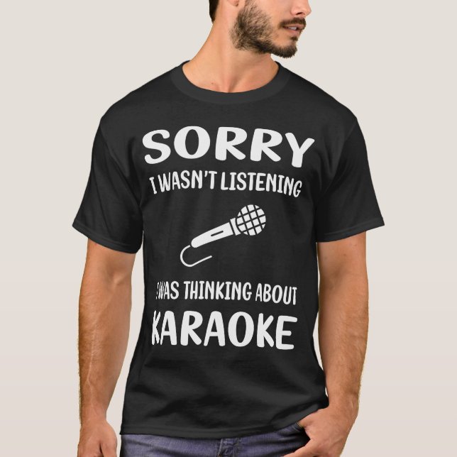 Camiseta Não Ouvir Karaoke (Frente)