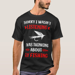 Camiseta Não Ouvir Pescar Voo