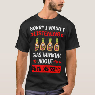 Camiseta Não Ouvir Prensagem De Ranhura