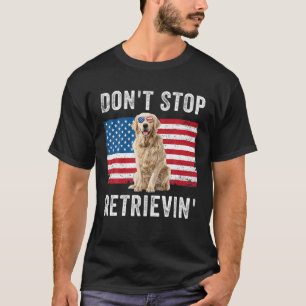 Camiseta Não Parar de Recuperar Ouro de Sinalizador Americ