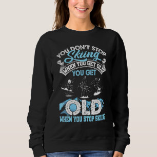 Camiseta Não Pare De Esquiar O Esqui Da Montanha Skier