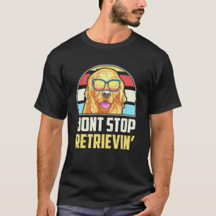 Camiseta Não Pare de Recuperar Cachorro Retriever Dourado V