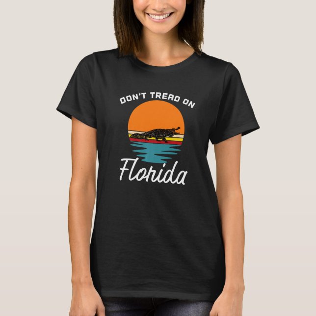 Camiseta Não Passe na Flórida Ron Desantis 2024 1 (Frente)