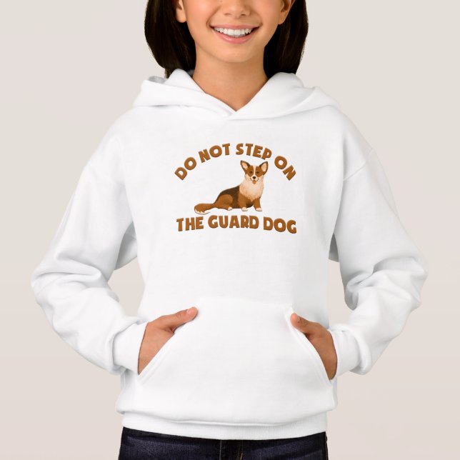 CAMISETA NÃO PASSE NO CÃO DA GUARDA - CORGI (Frente)