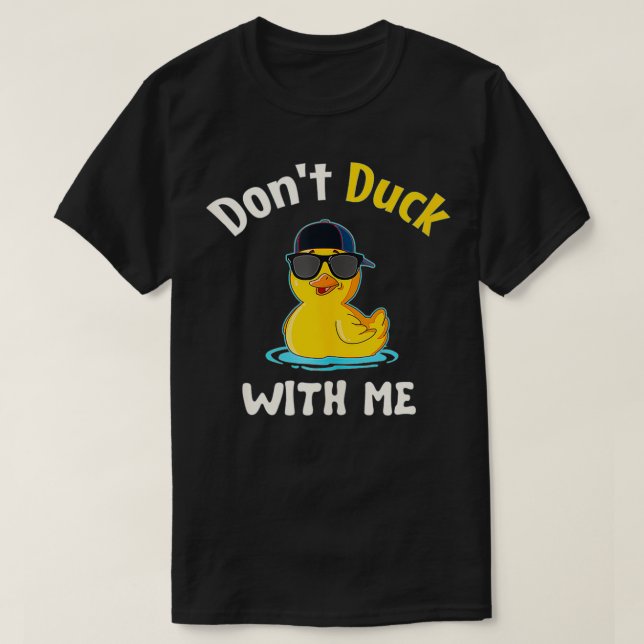 Camiseta Não Pato Comigo Pato de Borracha  (Frente do Design)