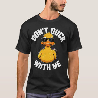 Camiseta Não Pato Comigo Patos de Borracha Engraçados