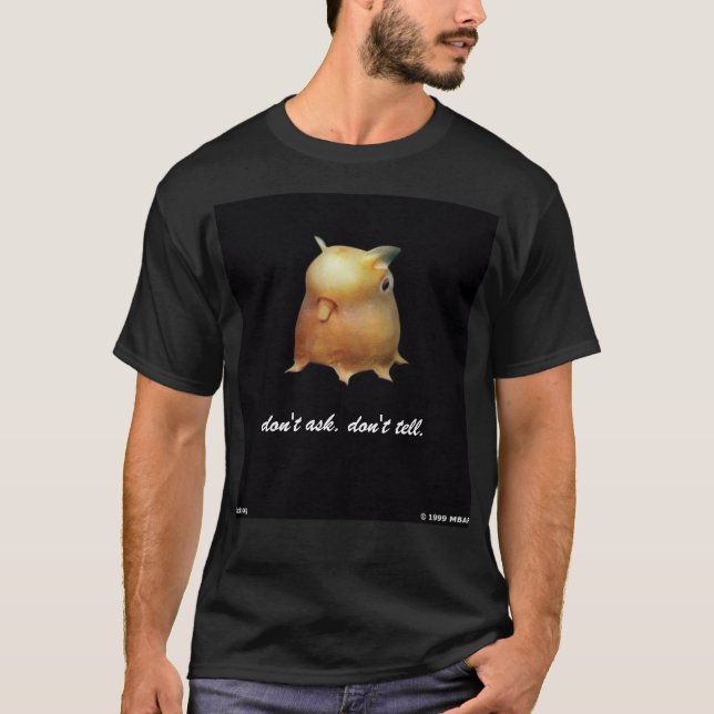 Camiseta não peça. não diga (Frente)