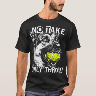 Camiseta Não Pegue Apenas Jogue Bola de Tênis Engraçada Ale