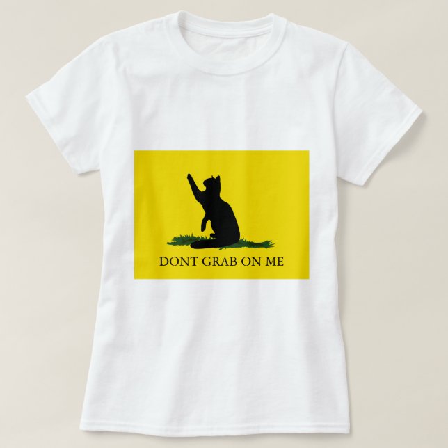 Camiseta Não pegue o Gatinho (Frente do Design)