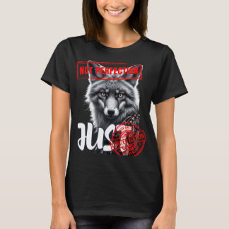 Camiseta "Não Perfeição Apenas Edição Limitada"
