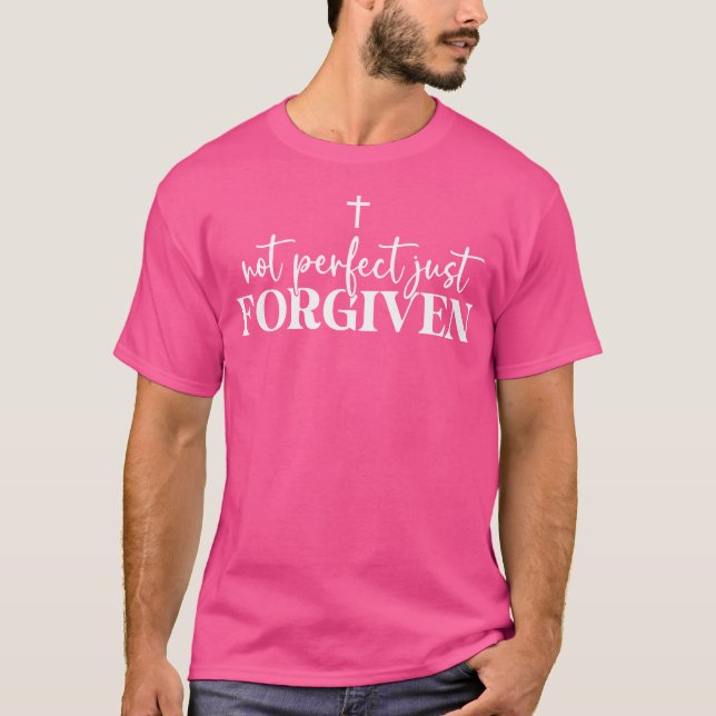 Camiseta Não Perfeito Apenas Perdoado (Frente)
