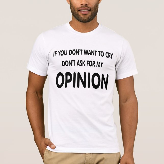 Camiseta Não pergunte. (Frente)