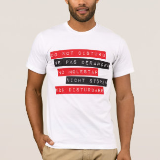 Camiseta Não perturbe
