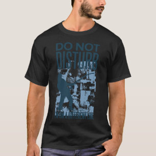 Camiseta Não Perturbe Amante de Pescador