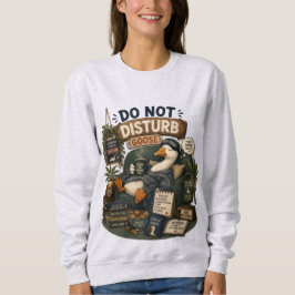 Camiseta Não Perturbe Ganso Paz Silêncio Lanches Divertido 
