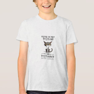 Camiseta Não Perturbe Já Estou Perturbado Modo Mal-Humorado