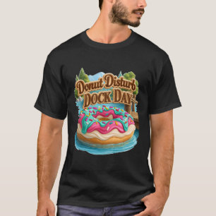 Camiseta Não Perturbe o Dia do Pier de Lago Flutuante Diver