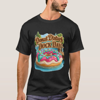 Camiseta Não Perturbe o Dia do Pier de Lago Flutuante Diver