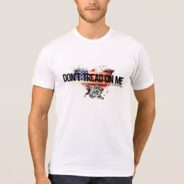 Camiseta Não pise em mim Cobra AA de bandeira americana
