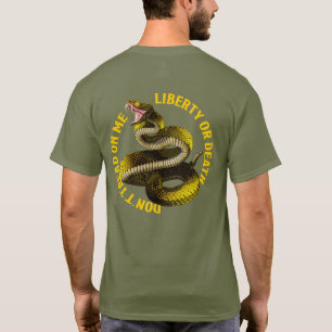 Camiseta Não Pise Em Mim Liberdade Ou Morte