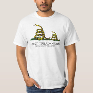 Camiseta não pise em mim ou no meu filho Gadsden Paródia me