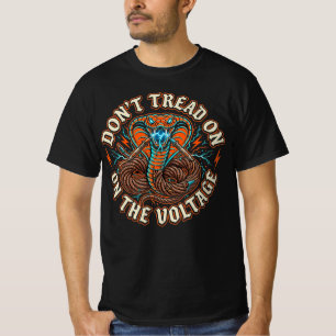 Camiseta Não Pise Na Voltagem Presente De Eletricista