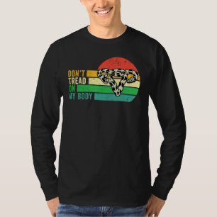 Camiseta Não pise no meu corpo Aborto do útero Por escolha
