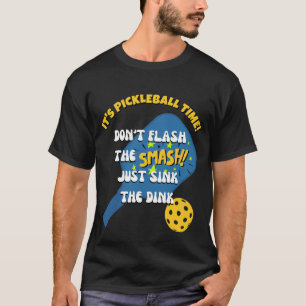 Camiseta NÃO PISQUE O ESBORRACHO AFUNDE O DINK Pickleball