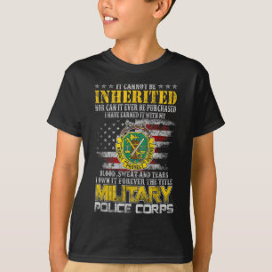 Camiseta Não Pode Ser Herdada Do Dia Veterano Do Gelo Milit
