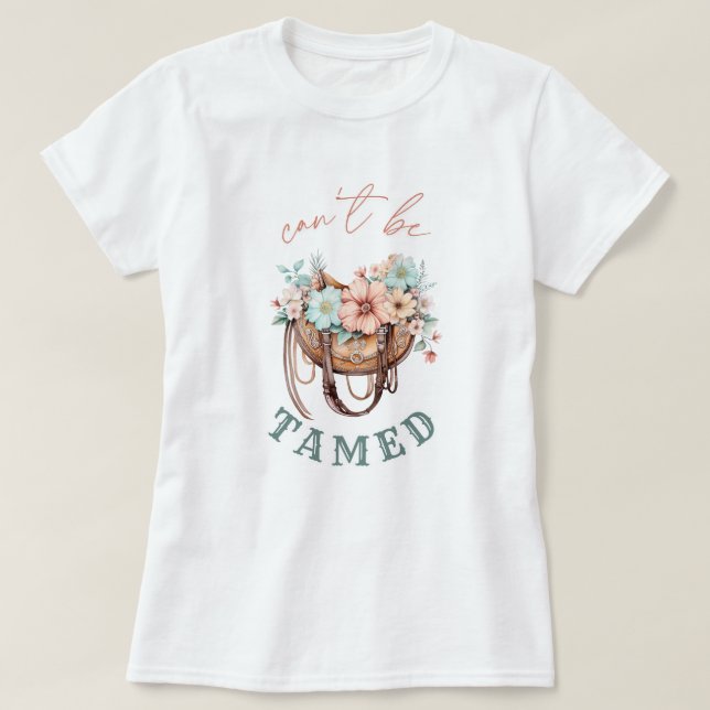 Camiseta Não pode ser Tamed Boho Country (Frente do Design)