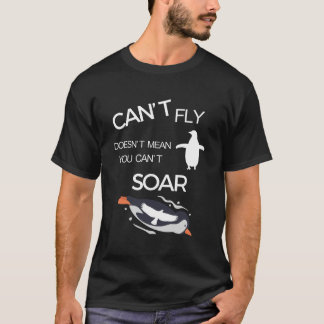 Camiseta Não pode voar não significa que não pode soar