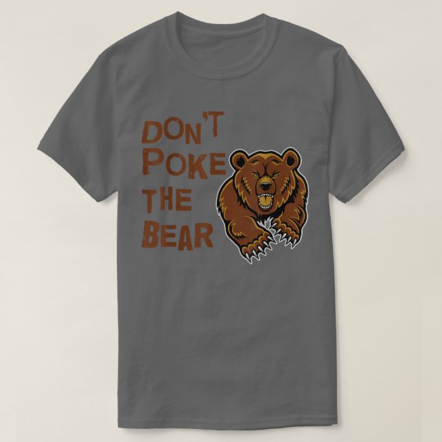 Camiseta Não Põe O Urso T (Frente do Design)