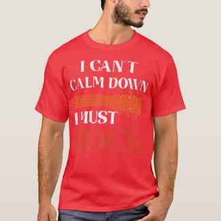 Camiseta Não Posso Acalmar-Me Tenho De Rodear Violão Eletrô
