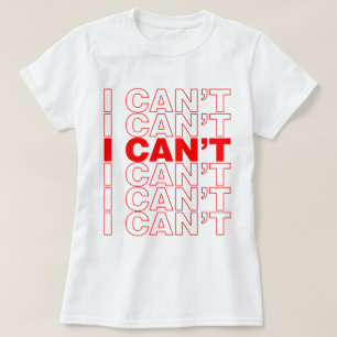 CAMISETA NÃO POSSO CAMINHAR